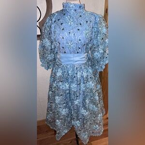 Elegant Cinderella Blue Dress sz 3X